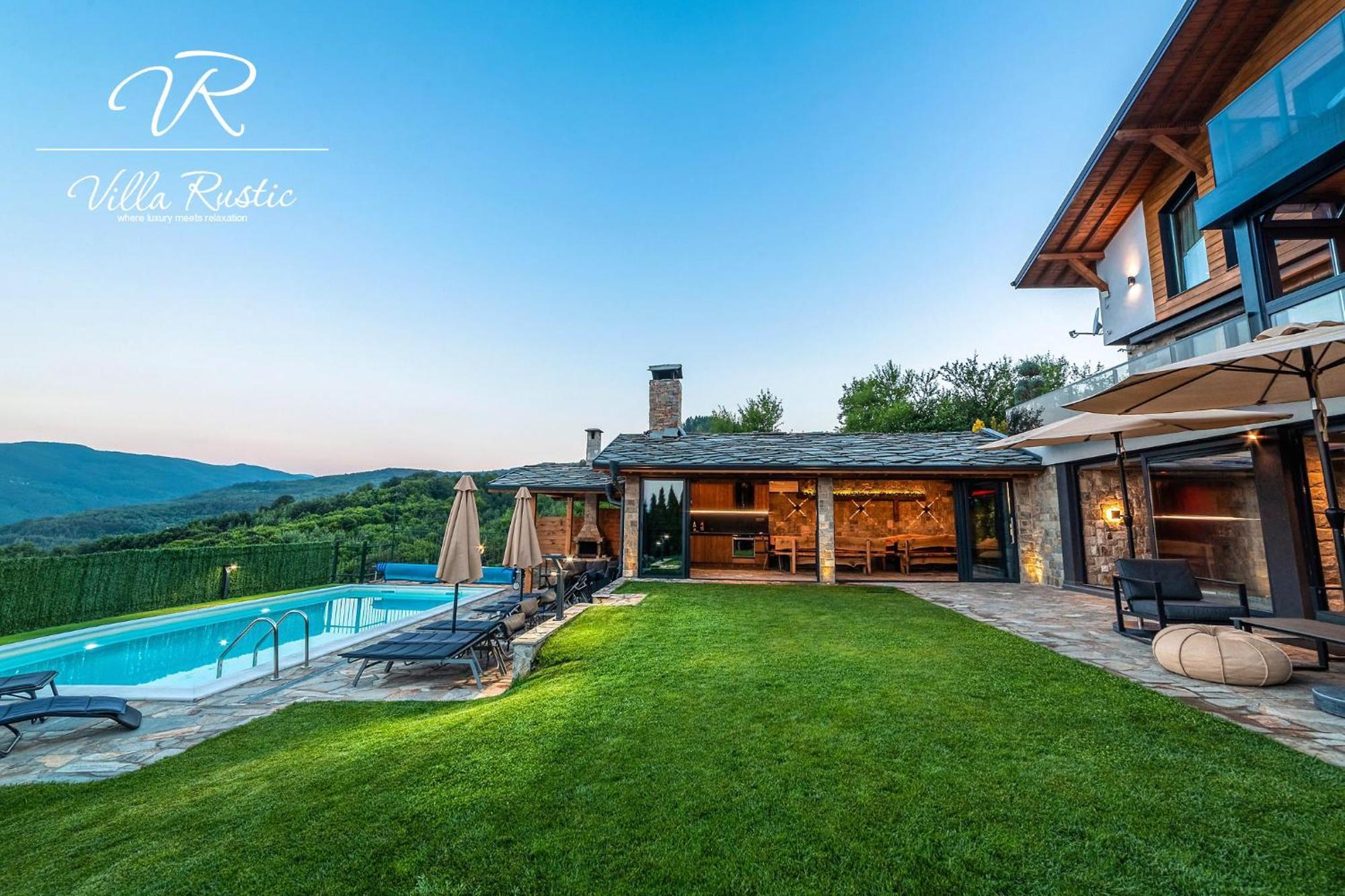 Вила Рустик / Villa Rustic Kyustendil ภายนอก รูปภาพ